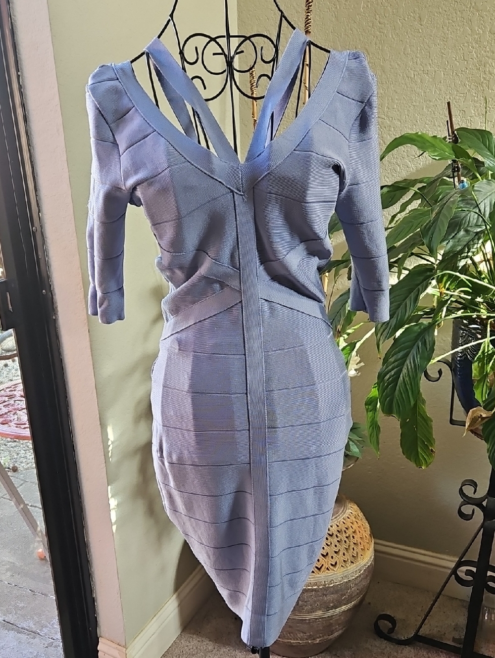 VENUS Lavender One-Shoulder Bodycon Dress